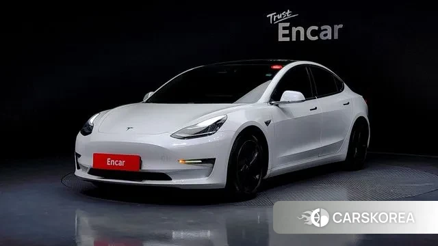 Tesla Model 3 2020 Белый из Кореи