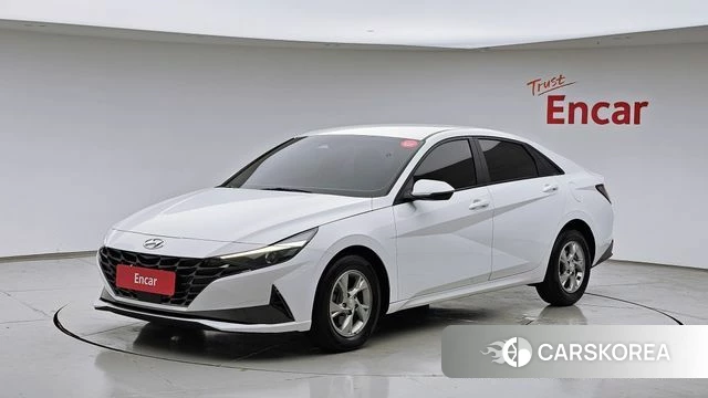 Hyundai Avante (CN7) 2020 Белый из Кореи