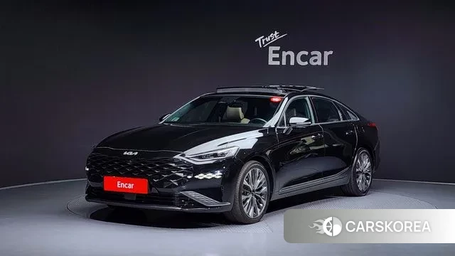 Kia K8 Hybrid 2021 Черный из Кореи