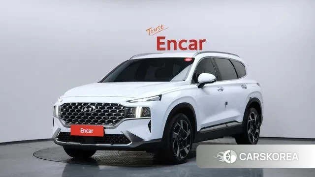 Hyundai The New Santa Fe 2023 Белый из Кореи