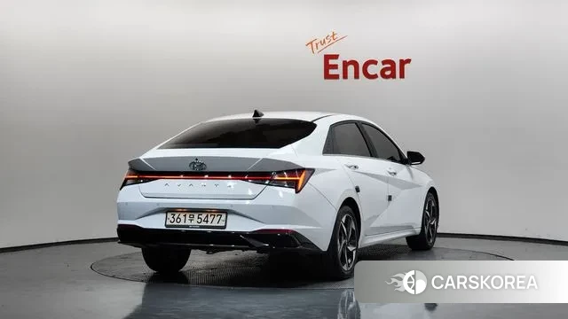 Hyundai Avante (CN7) 2020 Белый из Кореи