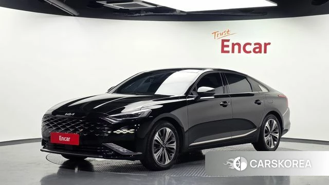 Kia K8 Hybrid 2022 Черный из Кореи