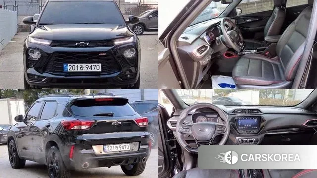 Chevrolet (GM Daewoo) Trailblazer 2022 Черный из Кореи