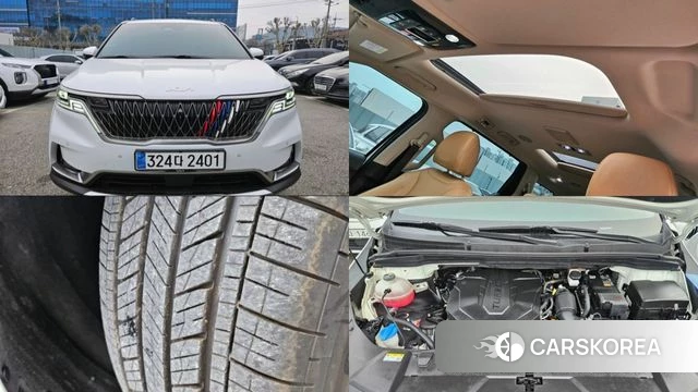 Kia Carnival 4th generation 2023 Белый из Кореи