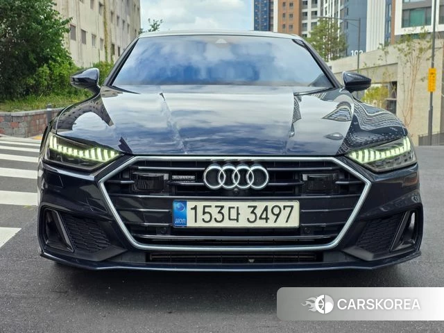 Audi A7 (4K) 2021 Синий из Кореи