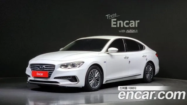 Hyundai Grandeur IG Hybrid 2018 Белый из Кореи