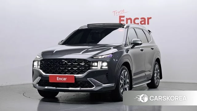 Hyundai The New Santa Fe 2021 Серый из Кореи
