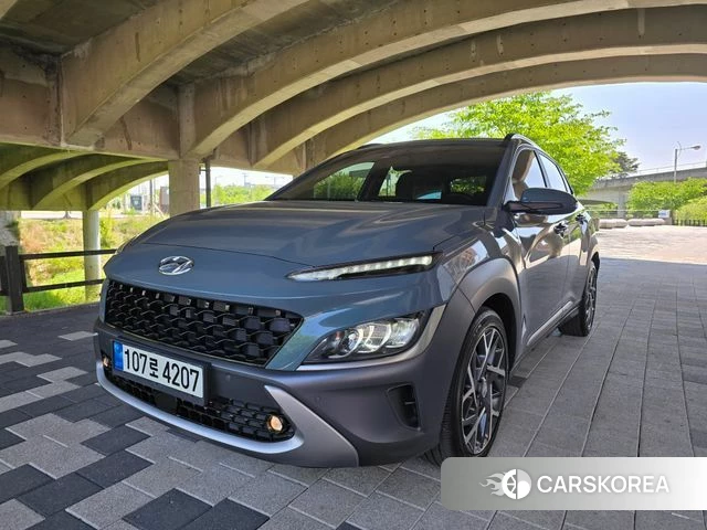 Hyundai The New Kona Hybrid 2022 Светло-зеленый из Кореи