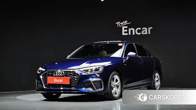 Audi A4 (B9) 2021 Синий из Кореи