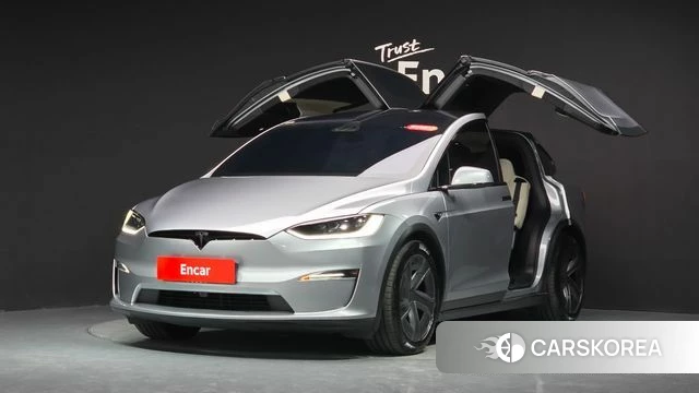 Tesla Model X 2026 Серебряный из Кореи