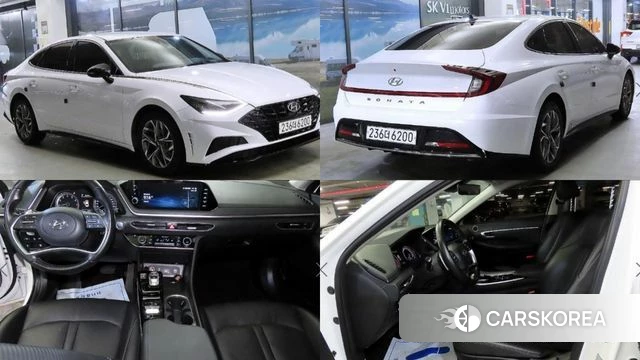 Hyundai Sonata (DN8) 2022 Белый из Кореи