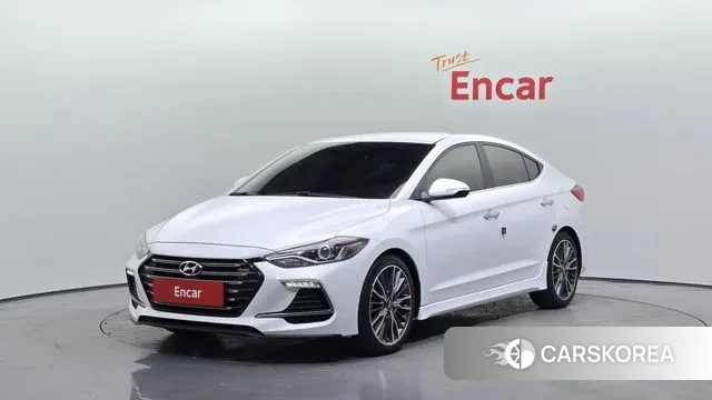 Hyundai Avante AD 2018 Белый из Кореи