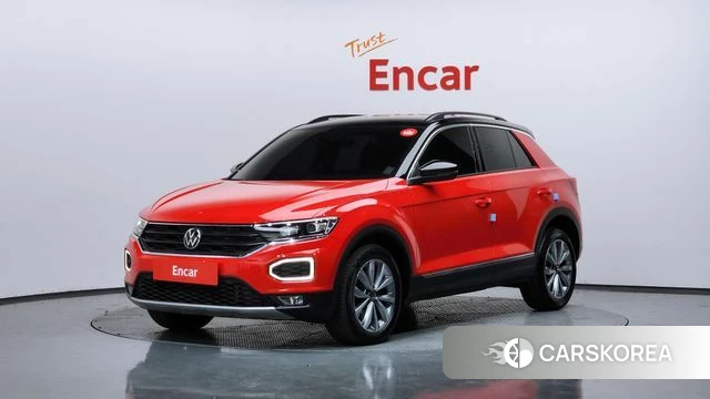 Volkswagen T-Roc 2022 Красный из Кореи