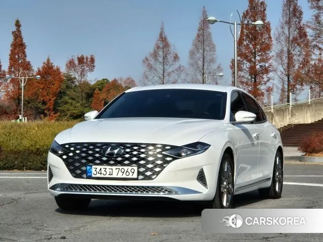 Hyundai The New Grandeur IG Hybrid 2020 Жемчужный цвет из Кореи