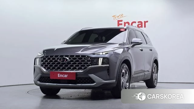 Hyundai The New Santa Fe 2022 Серый из Кореи