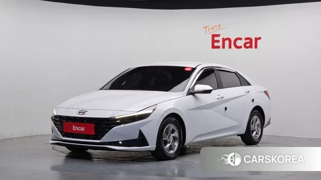Hyundai Avante (CN7) 2020 Белый из Кореи