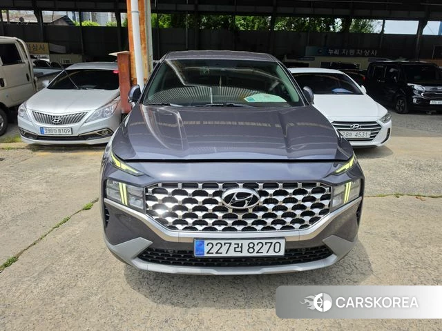 Hyundai The New Santa Fe 2022 Серый из Кореи