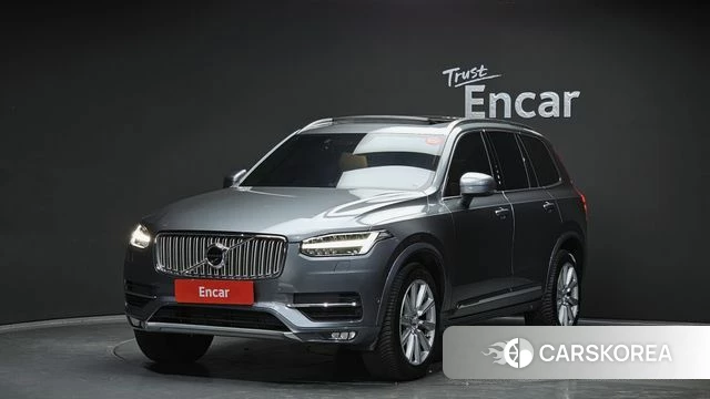 Volvo XC90 second Generation 2018 Серебристо-серый из Кореи