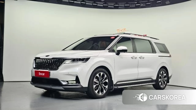 Kia Carnival 4th generation 2021 Белый из Кореи