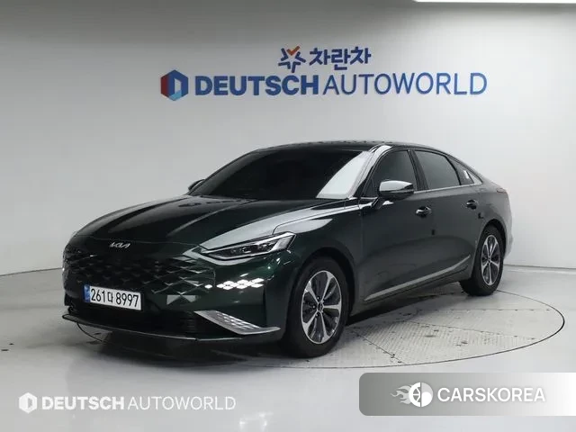 Kia K8 Hybrid 2022 Темно-зеленый из Кореи