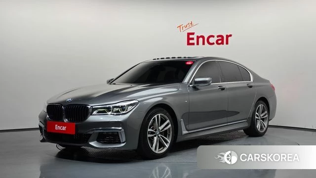 BMW 7 Series (G11) 2018 Серебристо-серый из Кореи