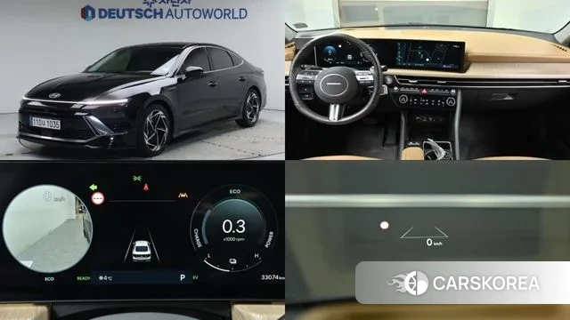 Hyundai Sonata D Edge Hybrid (DN8) 2023 Черный из Кореи