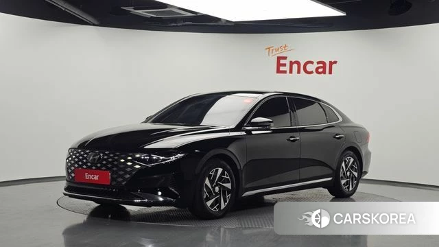 Hyundai The New Grandeur IG Hybrid 2020 Черный из Кореи