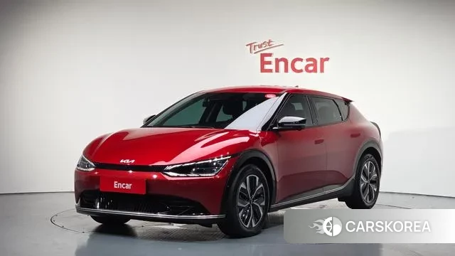 Kia EV6 2021 Красный из Кореи