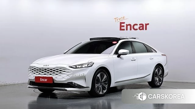 Kia K8 Hybrid 2022 Белый из Кореи