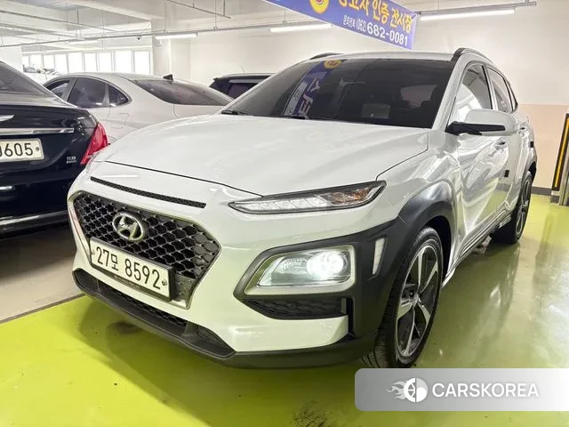 Hyundai Kona 2018 Белый из Кореи