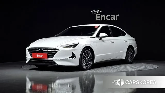 Hyundai Sonata Hybrid (DN8) 2021 Белый из Кореи