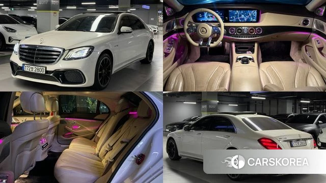 Mercedes-Benz S-Class W222 2018 Белый из Кореи