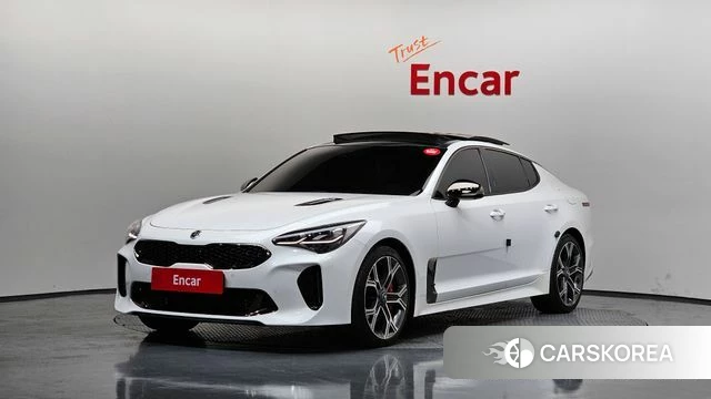 Kia Stinger 2018 Черный из Кореи