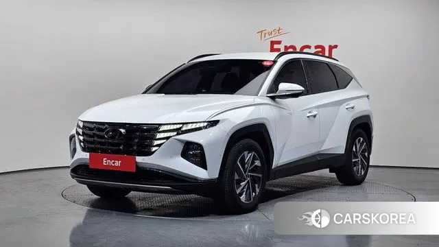 Hyundai Tucson Hybrid (NX4) 2021 Белый из Кореи