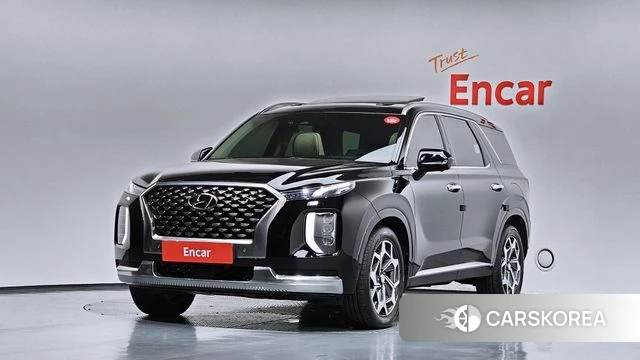 Hyundai Palisade 2021 Черный из Кореи