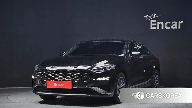 Kia K8 Hybrid 2021 Черный из Кореи