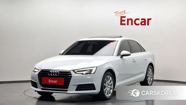 Audi A4 (B9) 2019 Белый из Кореи