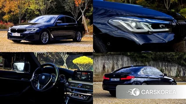 BMW 5 Series (G30) 2018 Черный из Кореи