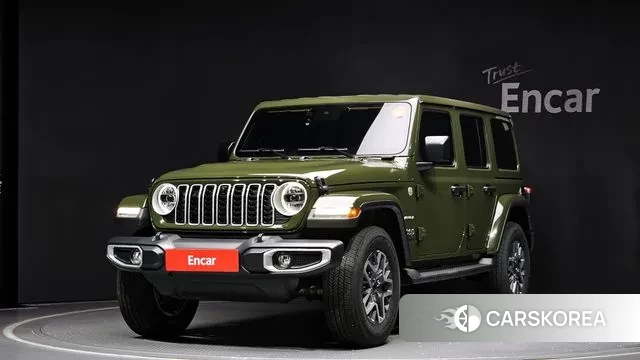 Jeep Wrangler (JL) 2023 Зеленый из Кореи