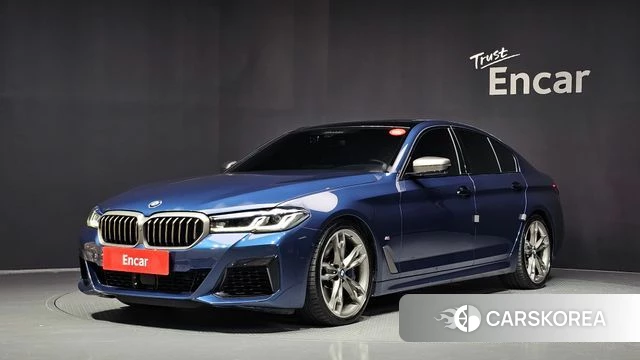 BMW 5 Series (G30) 2020 Синий из Кореи