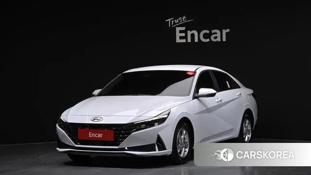 Hyundai Avante (CN7) 2022 Белый из Кореи