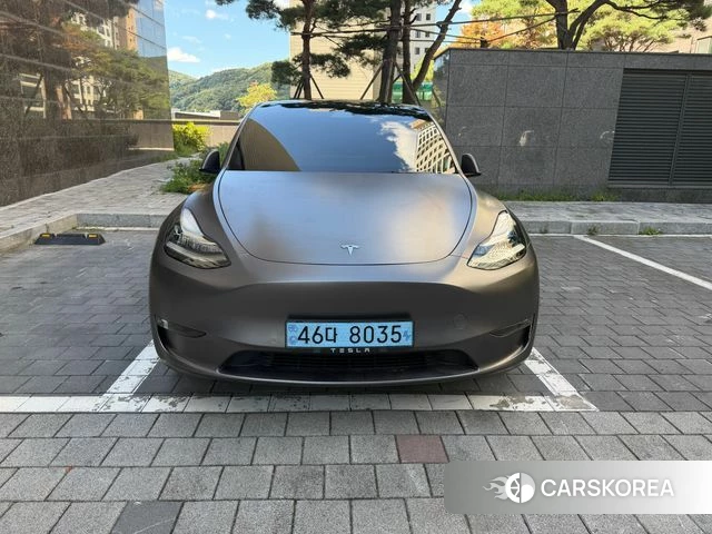 Tesla Model Y 2021 Белый из Кореи