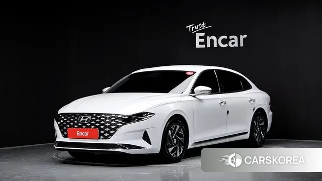 Hyundai The New Grandeur IG Hybrid 2020 Белый из Кореи