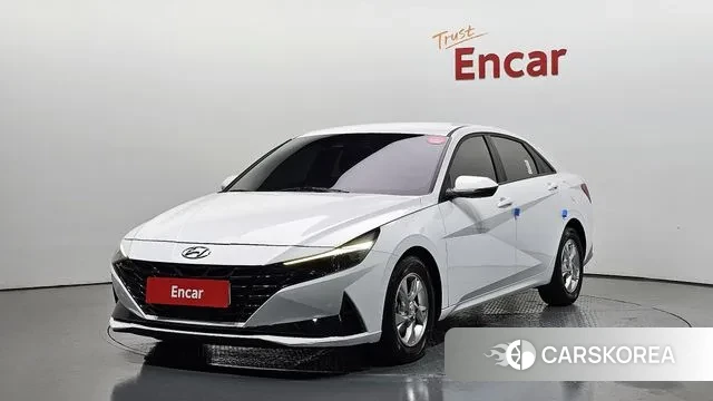 Hyundai Avante (CN7) 2022 Белый из Кореи