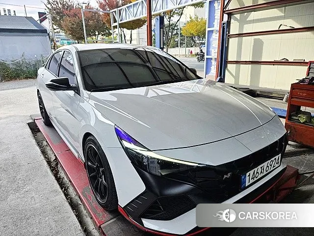 Hyundai Avante (CN7) 2022 Белый из Кореи