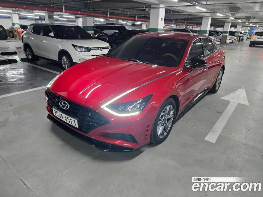 Hyundai Sonata (DN8) 2020 Красный из Кореи