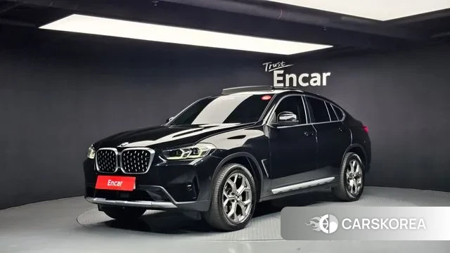 BMW X4 (G02) 2022 Черный из Кореи