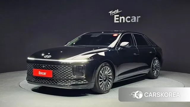 Hyundai Grandeur Hybrid (GN7) 2024 Черный из Кореи