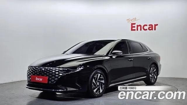 Hyundai The New Grandeur IG Hybrid 2021 Черный из Кореи