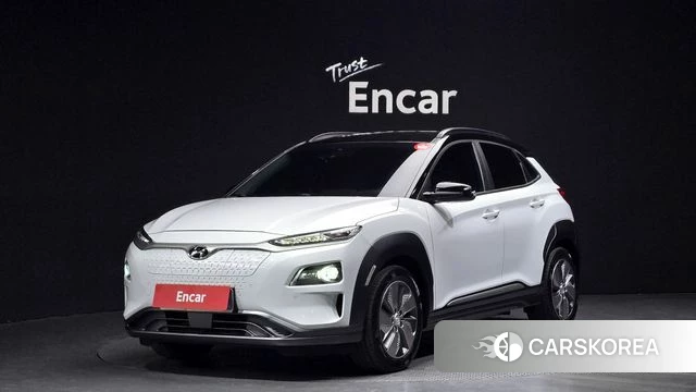 Hyundai Kona Electric 2018 Белый из Кореи